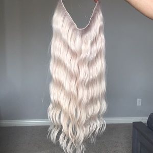 Halo Inspired Blonde Hair Extensions